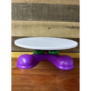 Wilton Silly Feet Cake Plate Snack Tray Stand 10.5”